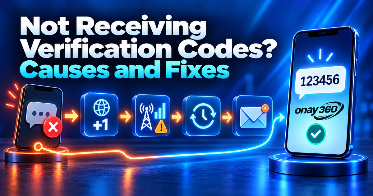 Not Receiving Verification Codes? Causes and Fixes