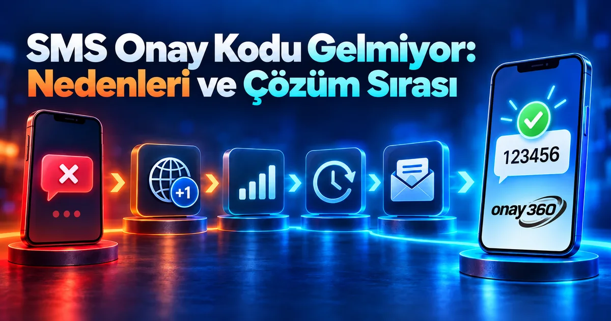 SMS Onay Kodu Gelmiyor: Nedenleri ve Çözüm Sırası