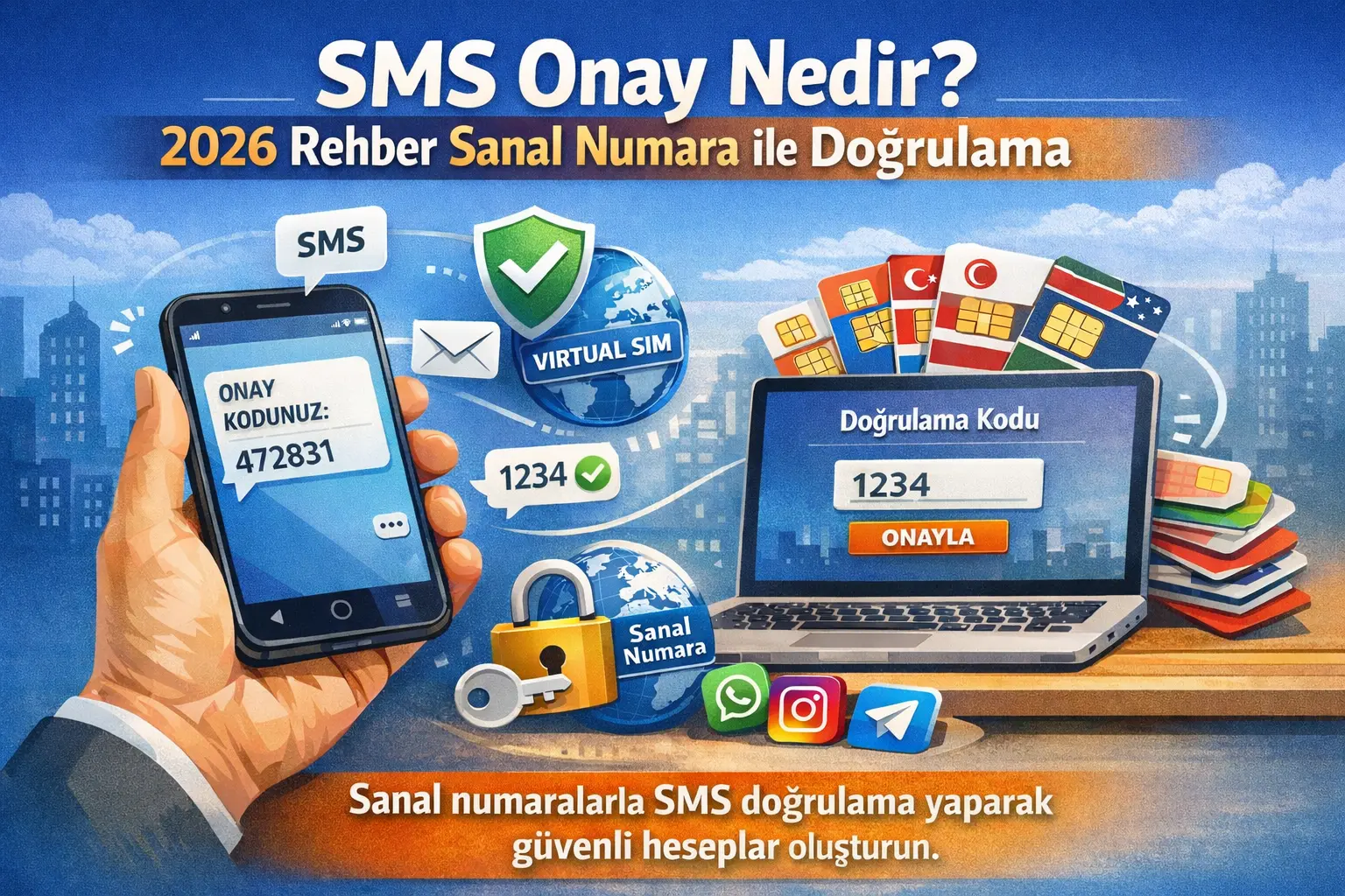 SMS Onay Nedir? 2026 Rehber (Sanal Numara ile Doğrulama)